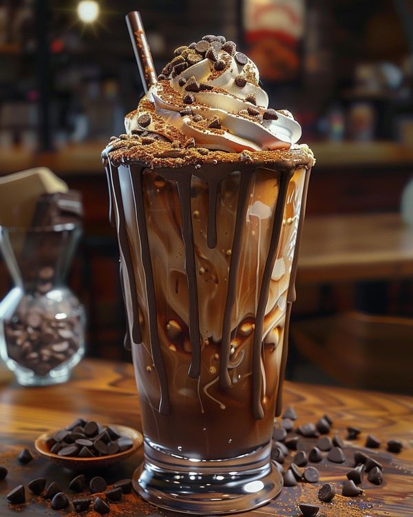 Dark Chocolate Frappe